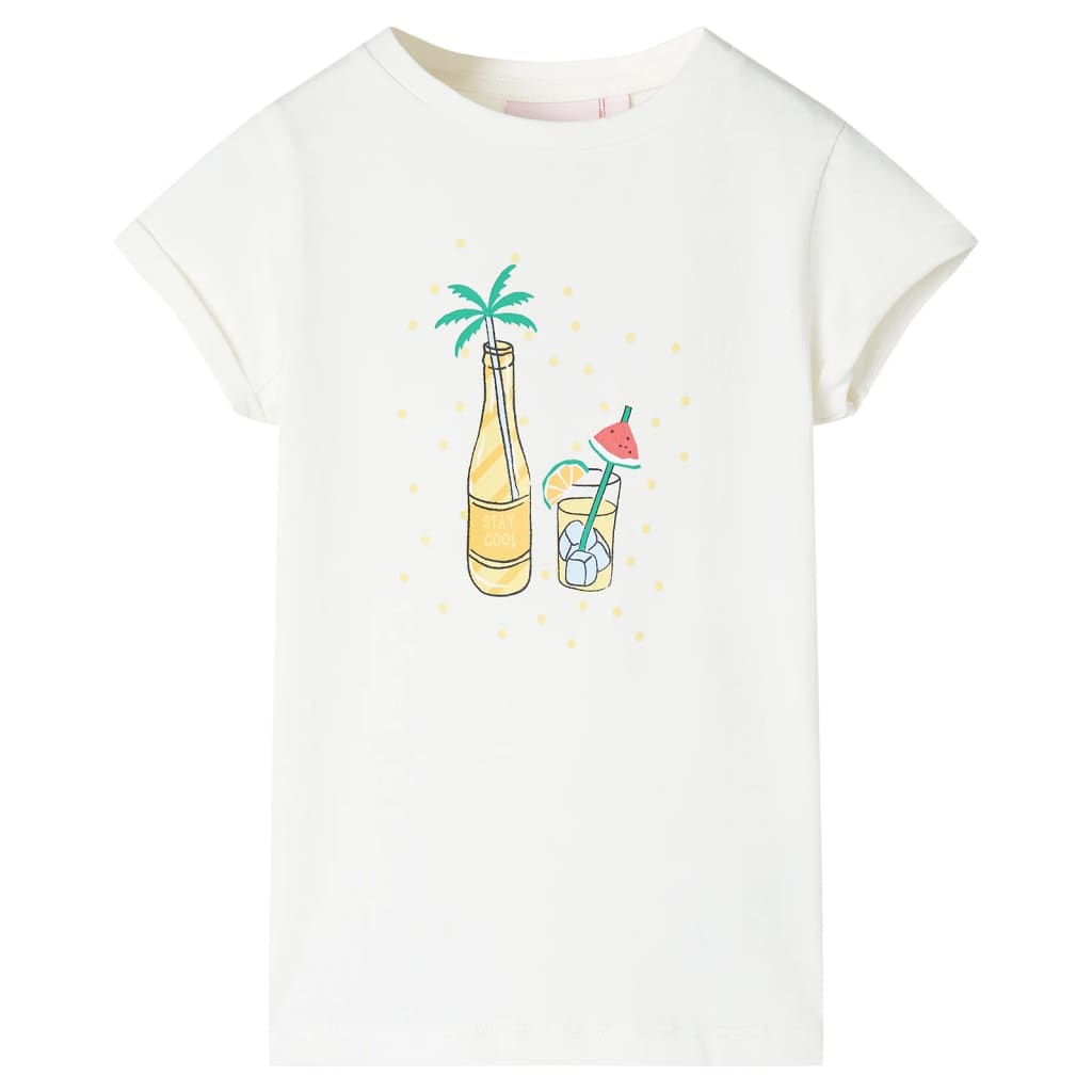 Vidaxl kindershirt 104 ecru