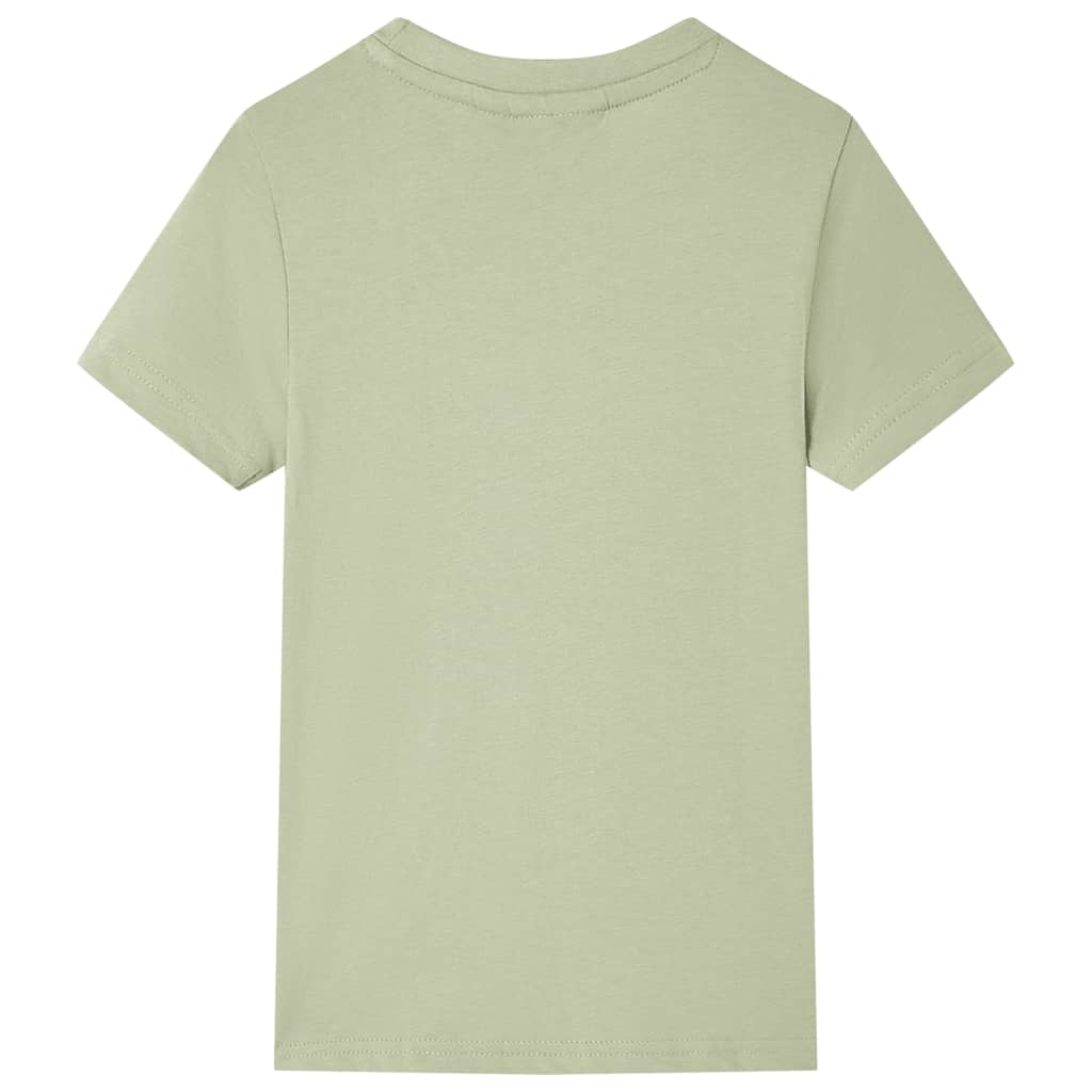 Vidaxl kindershirt met korte mouwen 116 lichtkakikleurig