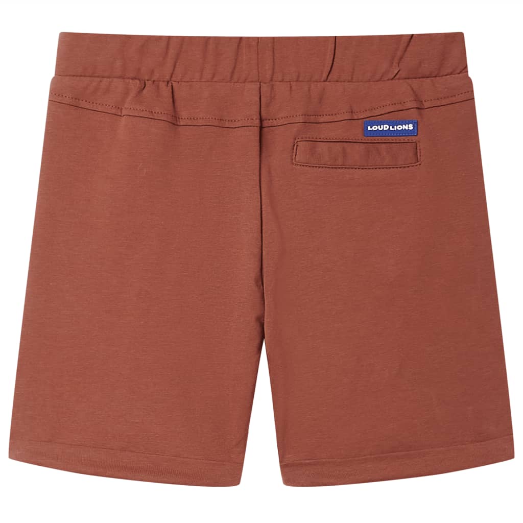 VidaXL Kindershort met trekkoord 104 bruin