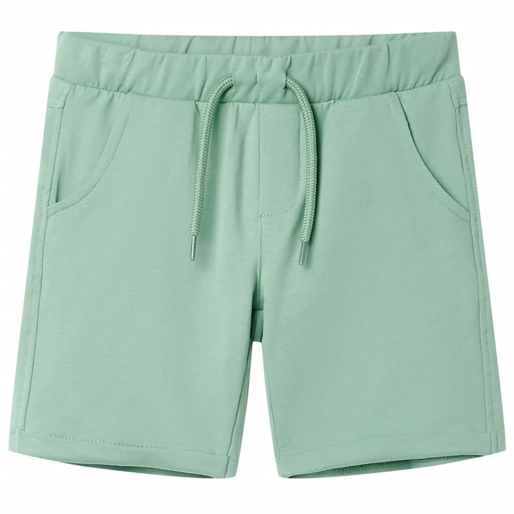 VidaXL Kindershort met trekkoord 92 lichtkaki