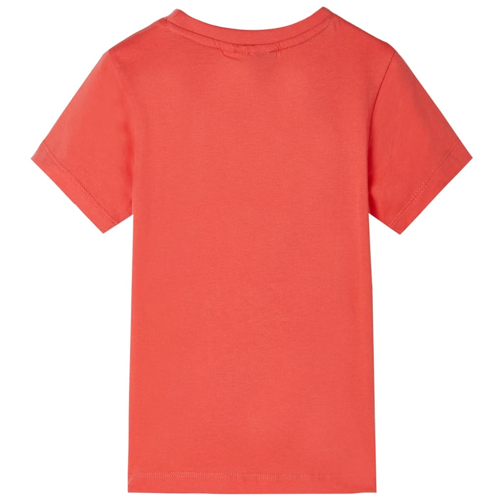 Vidaxl kindershirt 128 lichtrood