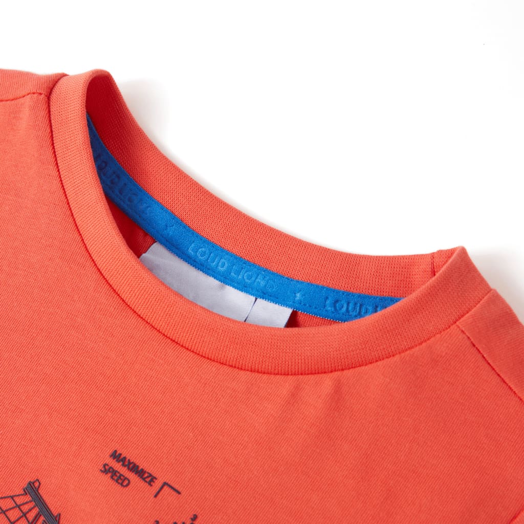 Vidaxl kindershirt 128 lichtrood