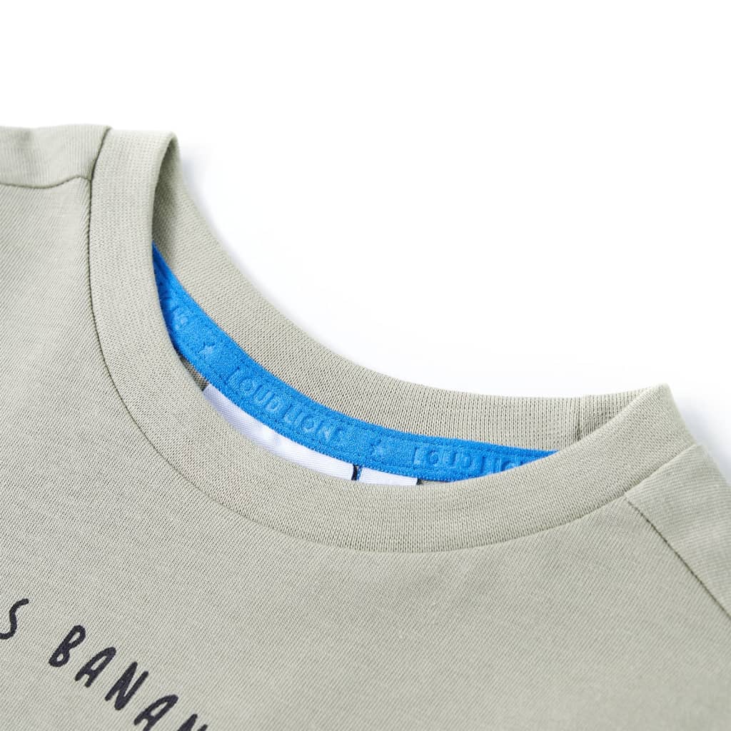 Vidaxl kindershirt 140 lichtkakikleurig