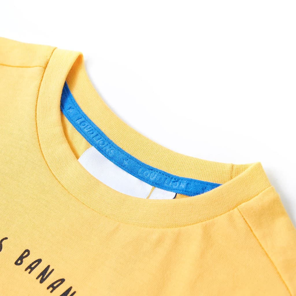 Vidaxl kindershirt 128 lichtokerkleurig