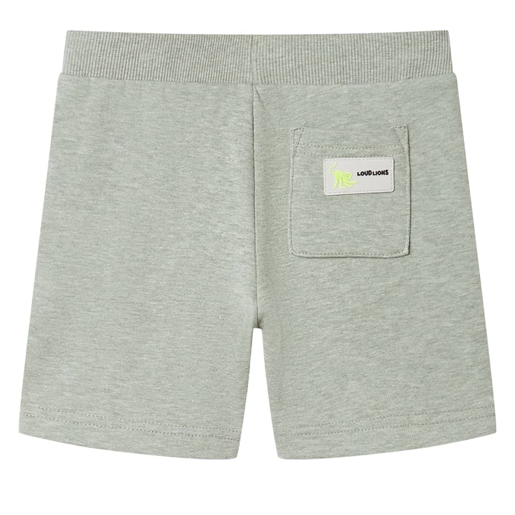 Vidaxl kindershorts met trekkoord 92 gemêleerd lichtkakikleurig