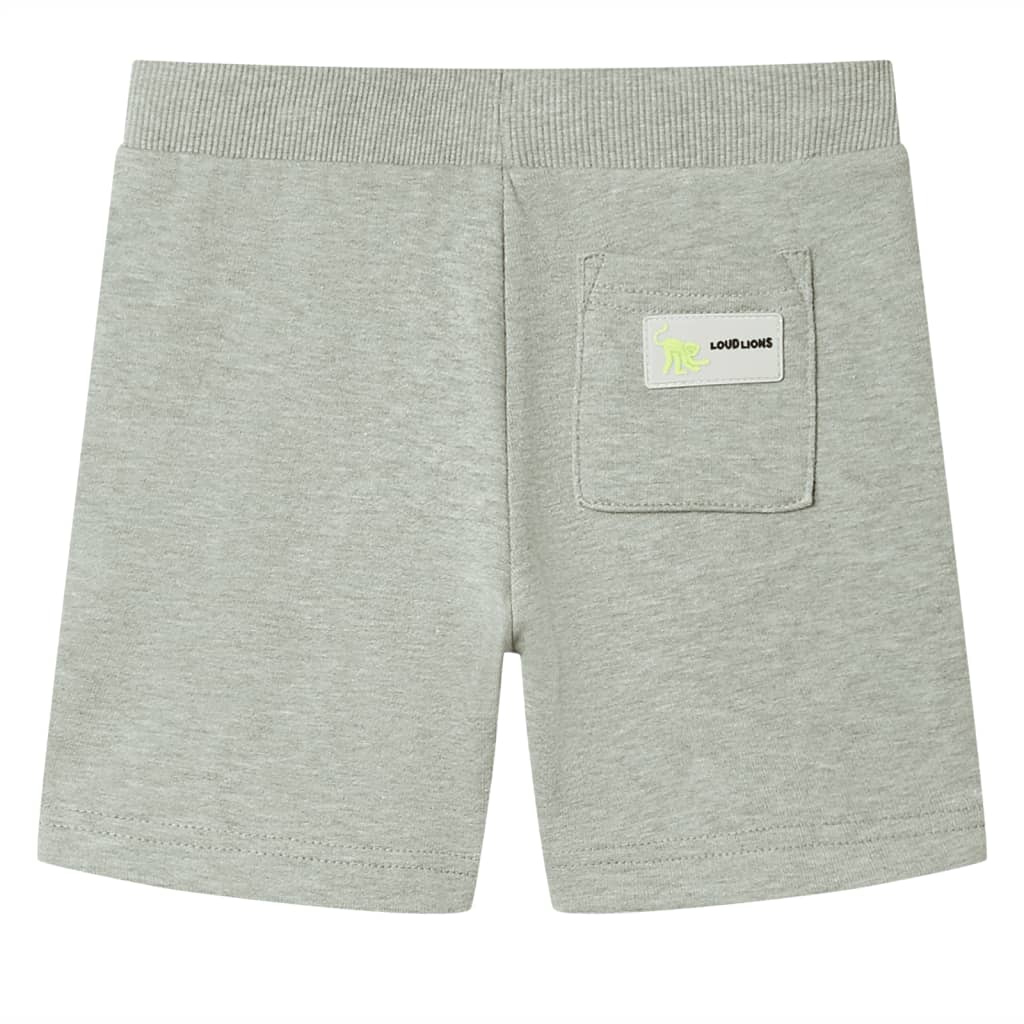 Vidaxl kindershorts met trekkoord 104 gemêleerd lichtkakikleurig