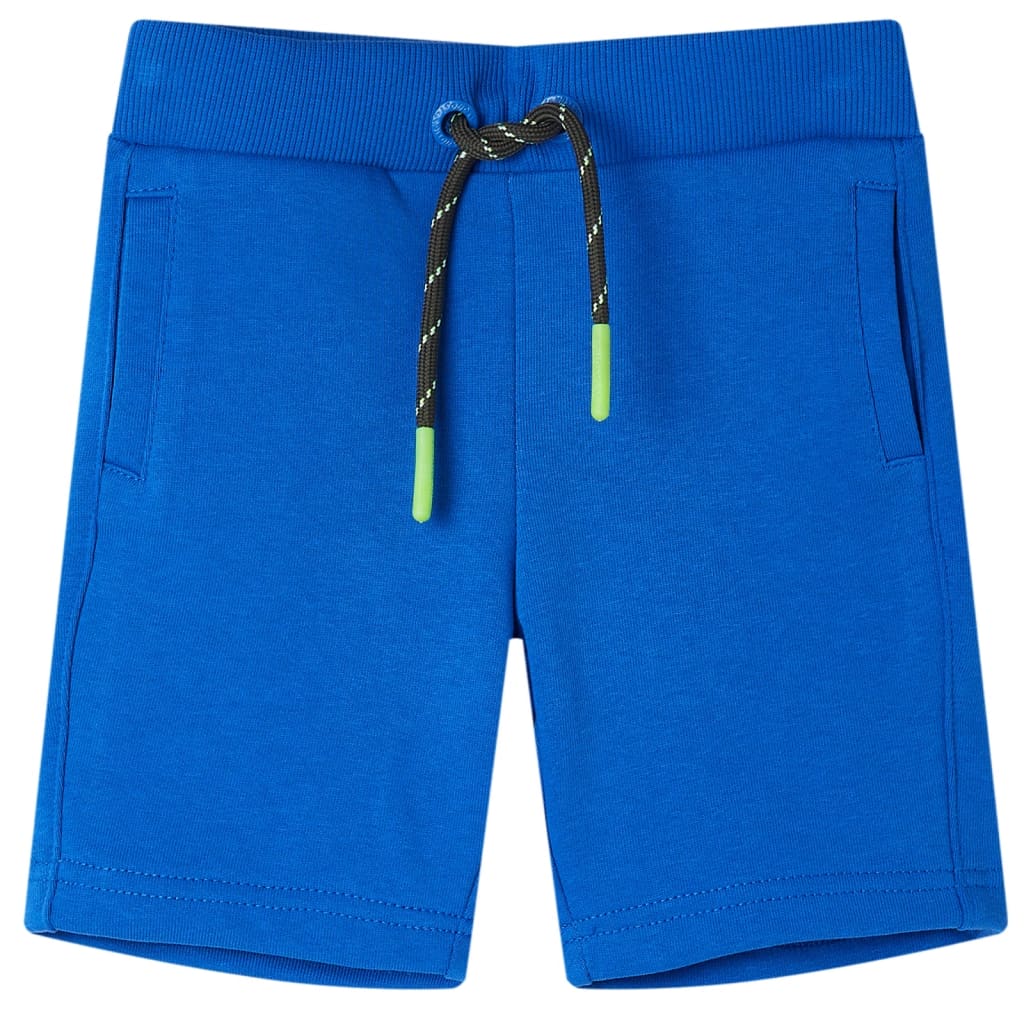 Vidaxl kindershort met trekkoord 116 blauw