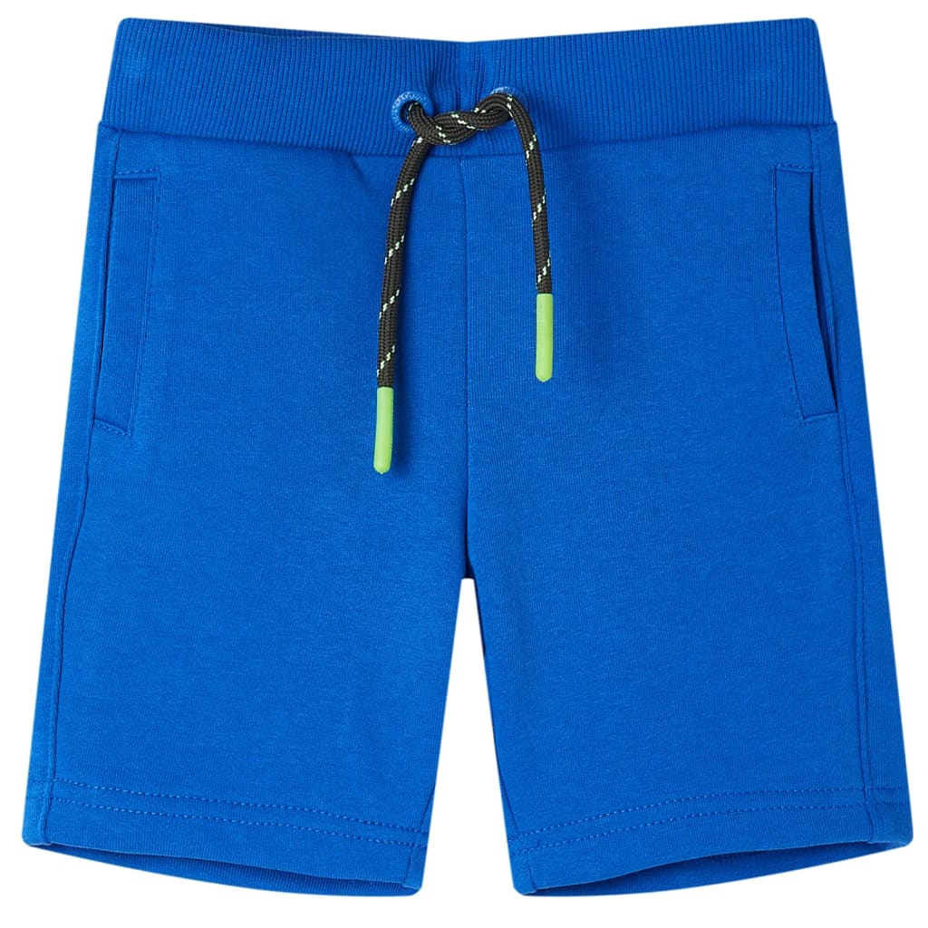Vidaxl kindershort met trekkoord 128 blauw