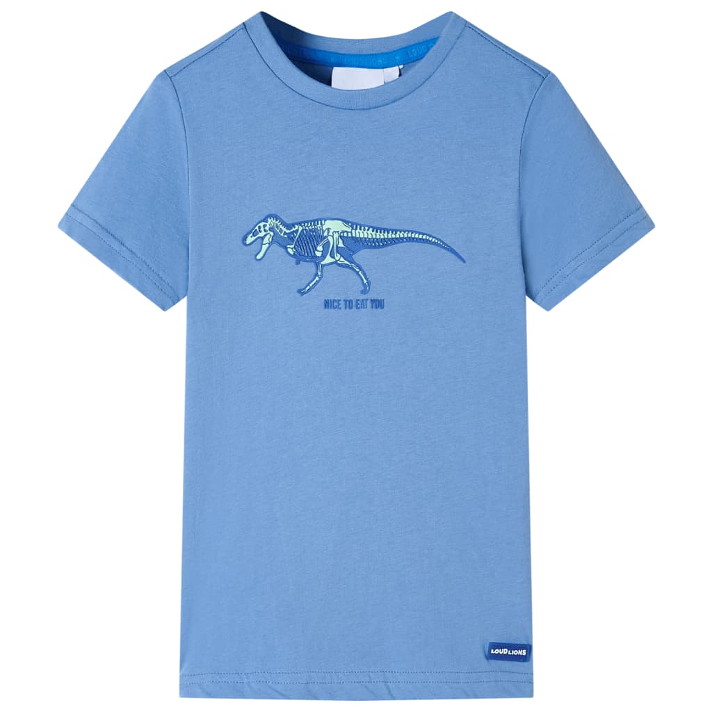 Vidaxl kindershirt 104 middelblauw