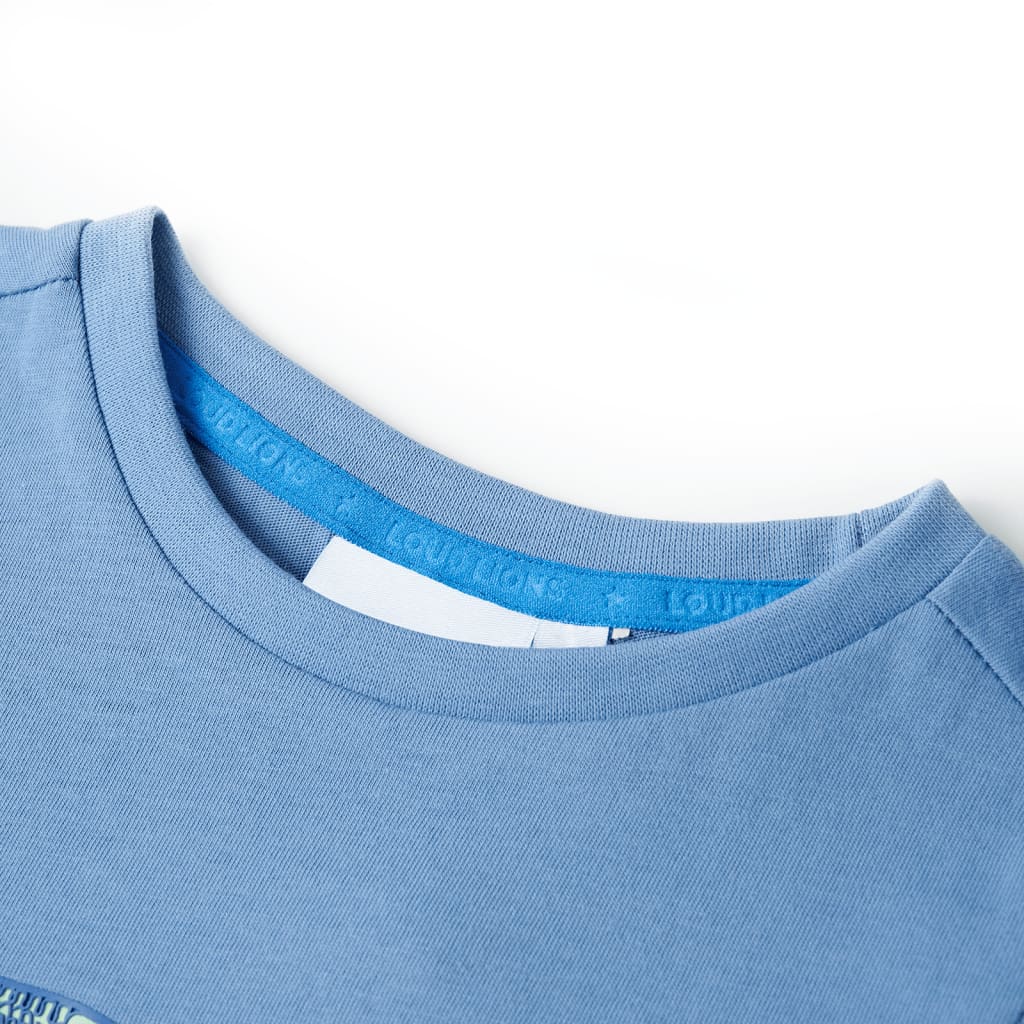 Vidaxl kindershirt 104 middelblauw