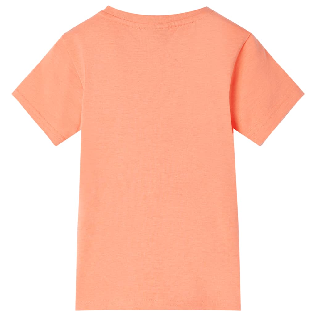 VidaXL Kindershirt 104 neon oranje