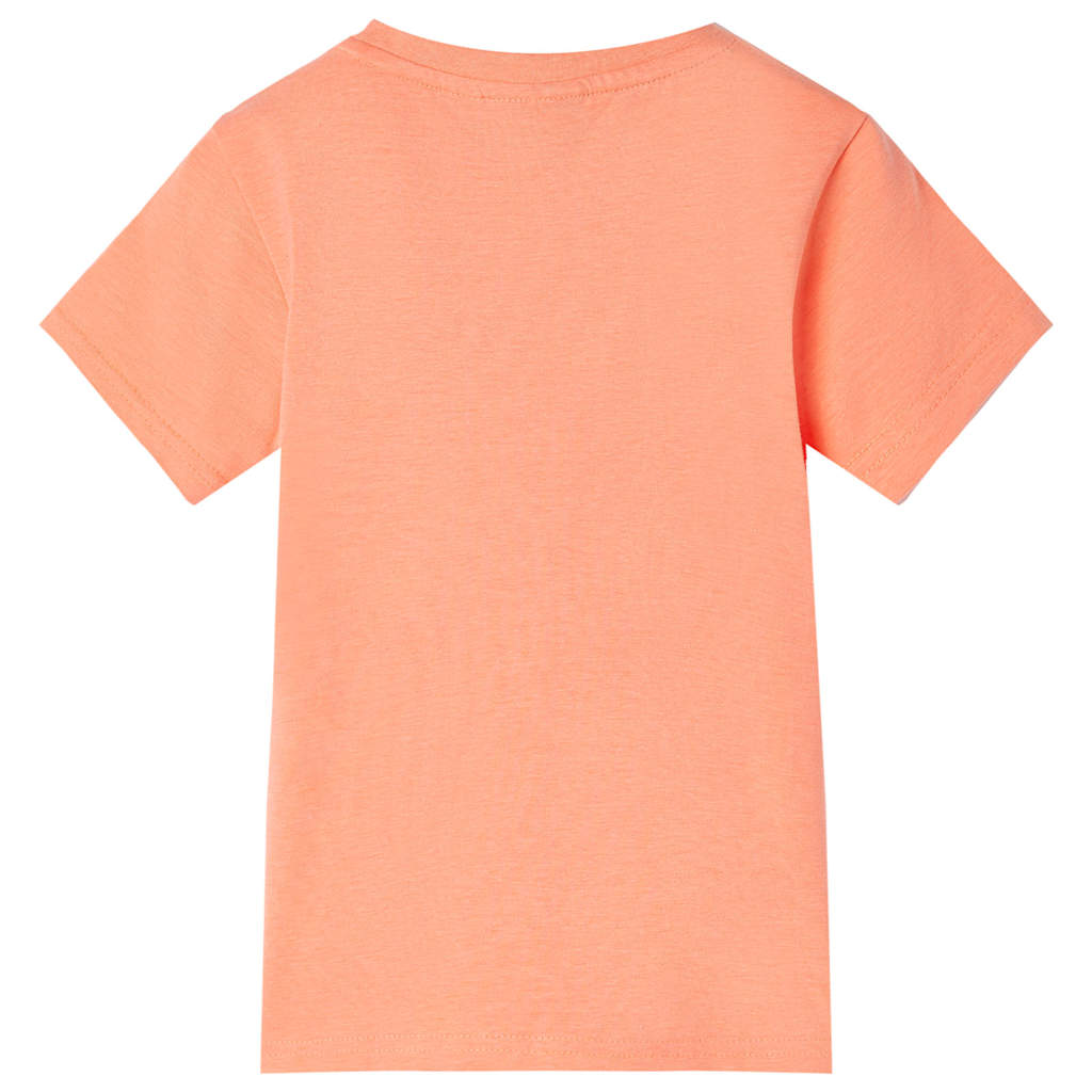 VidaXL Kindershirt 140 neon oranje