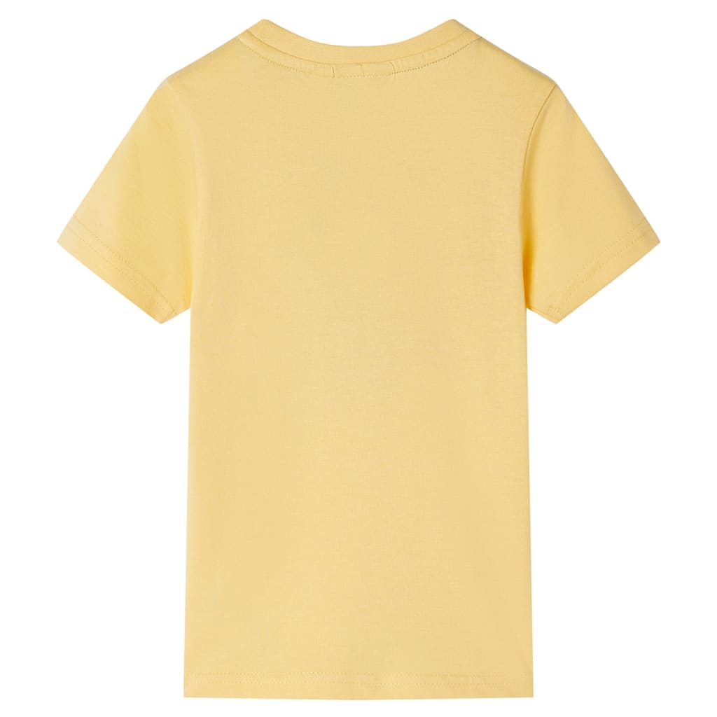 VidaXL Kindershirt met korte mouwen 104 geel