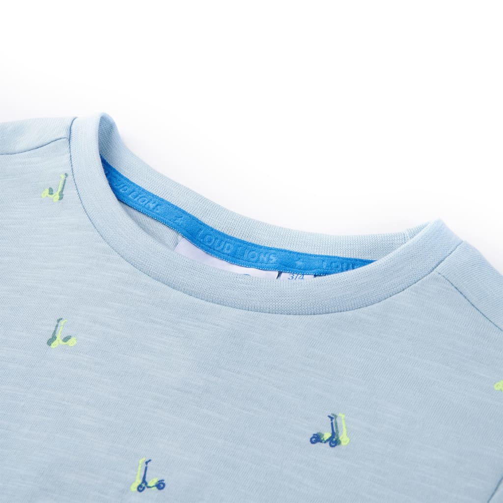 Vidaxl kindershirt 104 lichtblauw