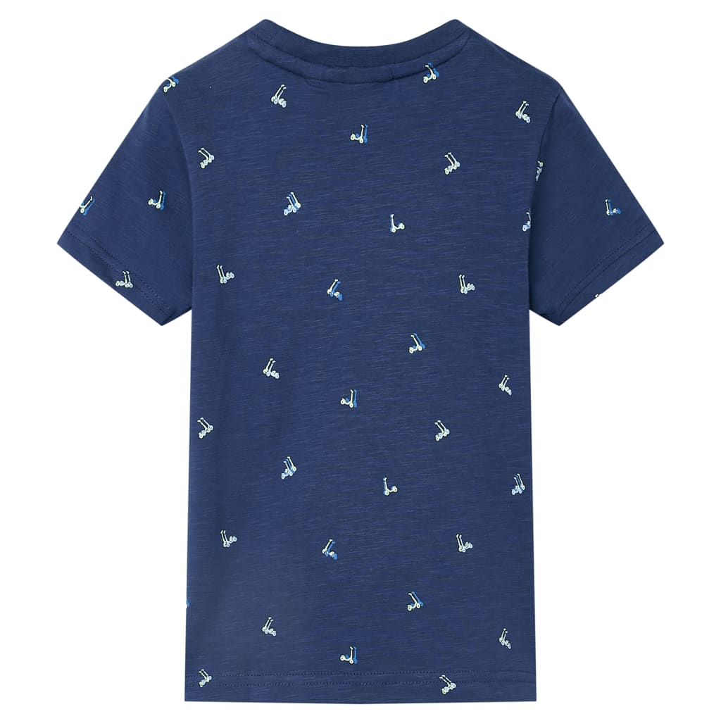 Vidaxl kindershirt 104 donkerblauw