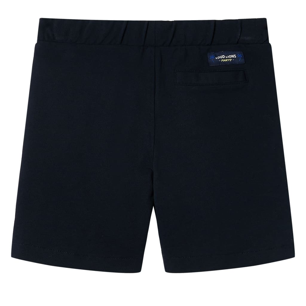 Vidaxl kindershorts met trekkoord 140 marineblauw
