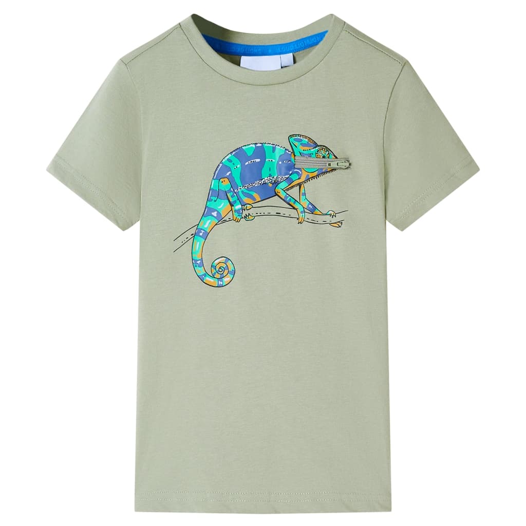 Vidaxl kindershirt met korte mouwen 92 lichtkakikleurig