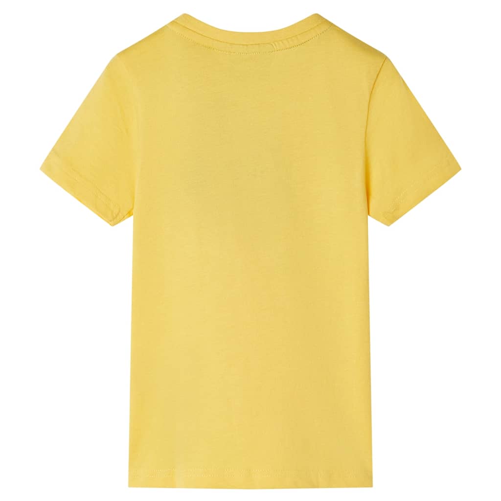 Vidaxl kindershirt met korte mouwen 116 lichtokerkleurig