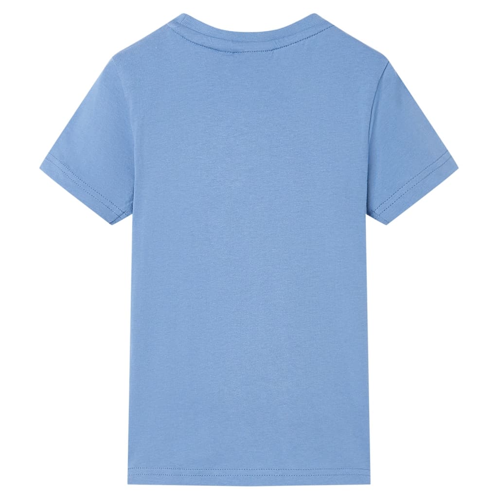 Vidaxl kindershirt 128 middenblauw