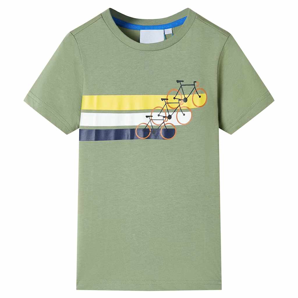 Vidaxl kindershirt met korte mouwen 128 lichtkakikleurig