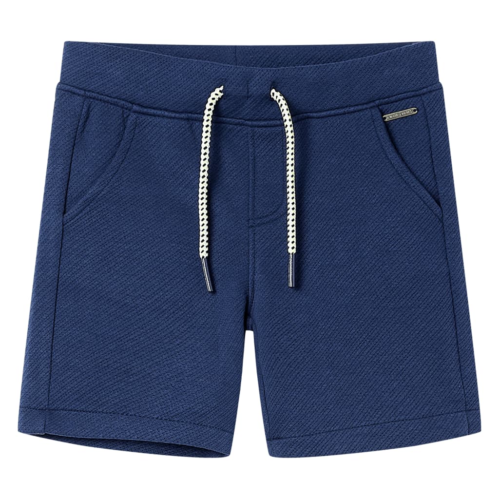 Vidaxl kindershorts met trekkoord 140 donkerblauw