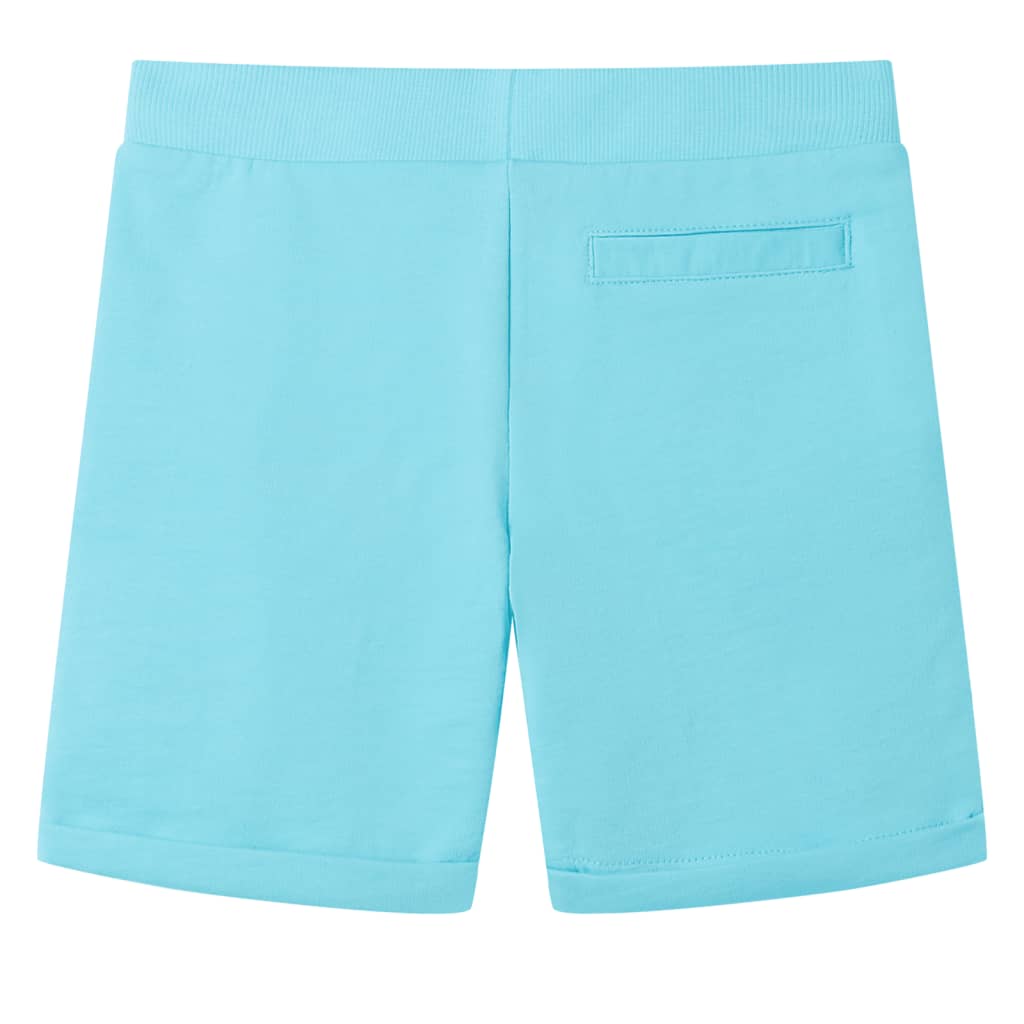 VidaXL Kindershort met trekkoord 140 zeeblauw