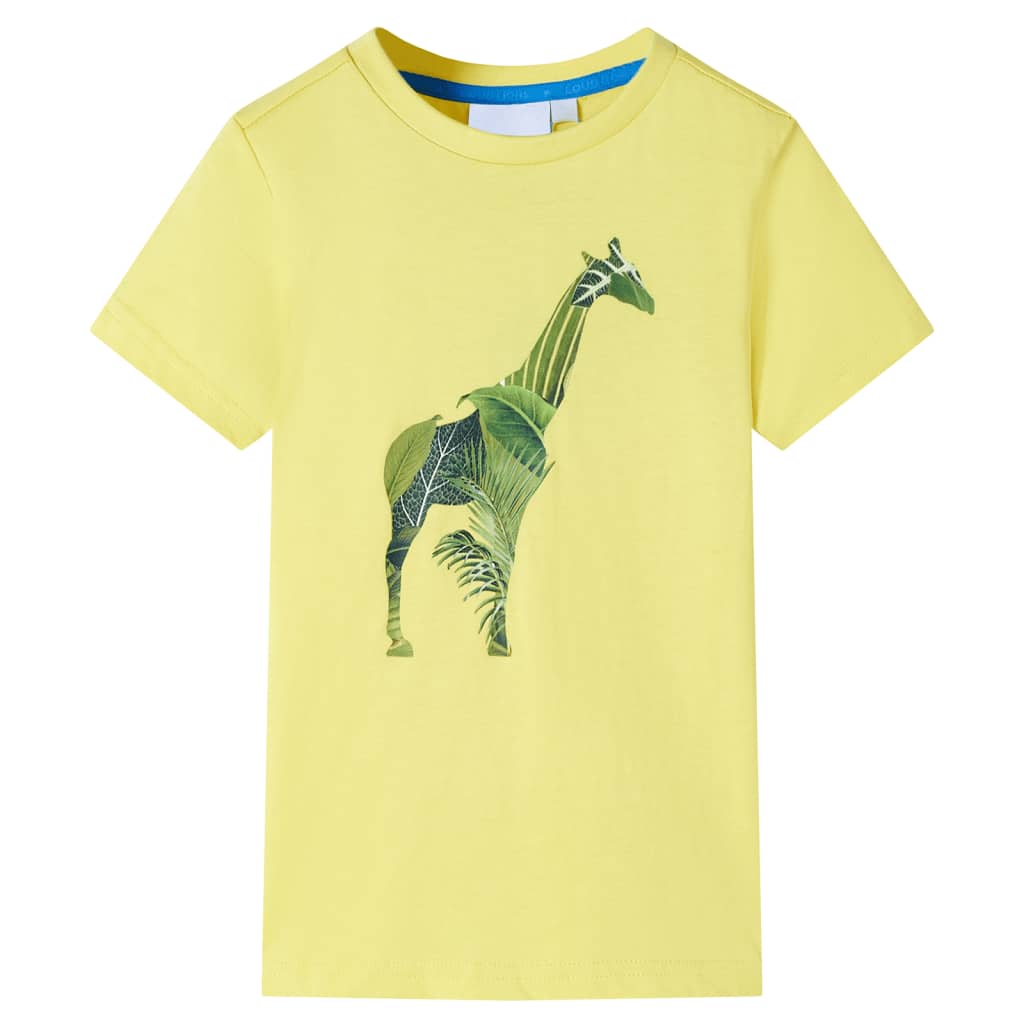 Vidaxl kindershirt 92 geel