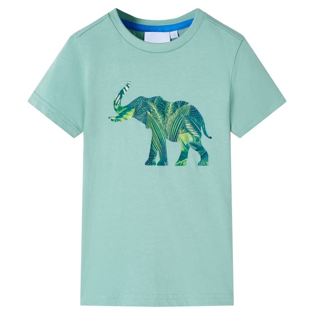 Vidaxl kindershirt 128 lichtkakikleurig