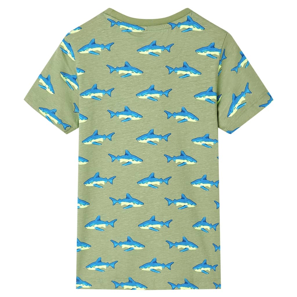 Vidaxl kindershirt 128 lichtkakikleurig