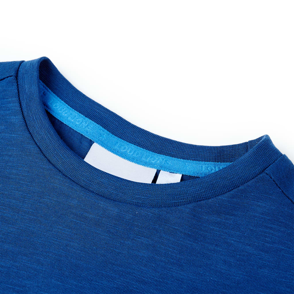 Vidaxl kindershirt 140 donkerblauw