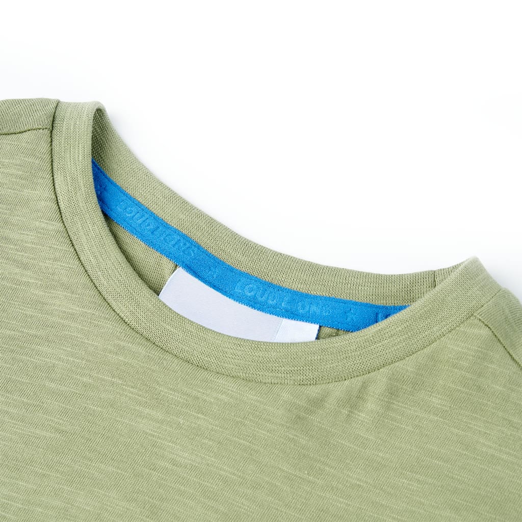Vidaxl kindershirt 140 lichtkakikleurig