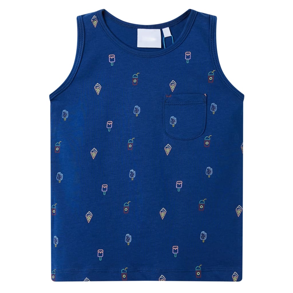 Vidaxl kindertopje 140 donkerblauw
