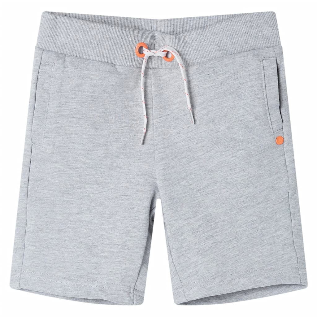 VidaXL Kindershort met trekkoord 140 grijs