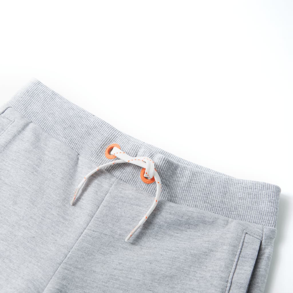 VidaXL Kindershort met trekkoord 140 grijs