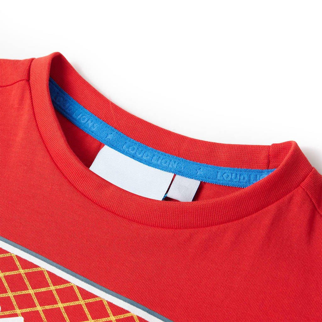 Vidaxl kindershirt 128 rood