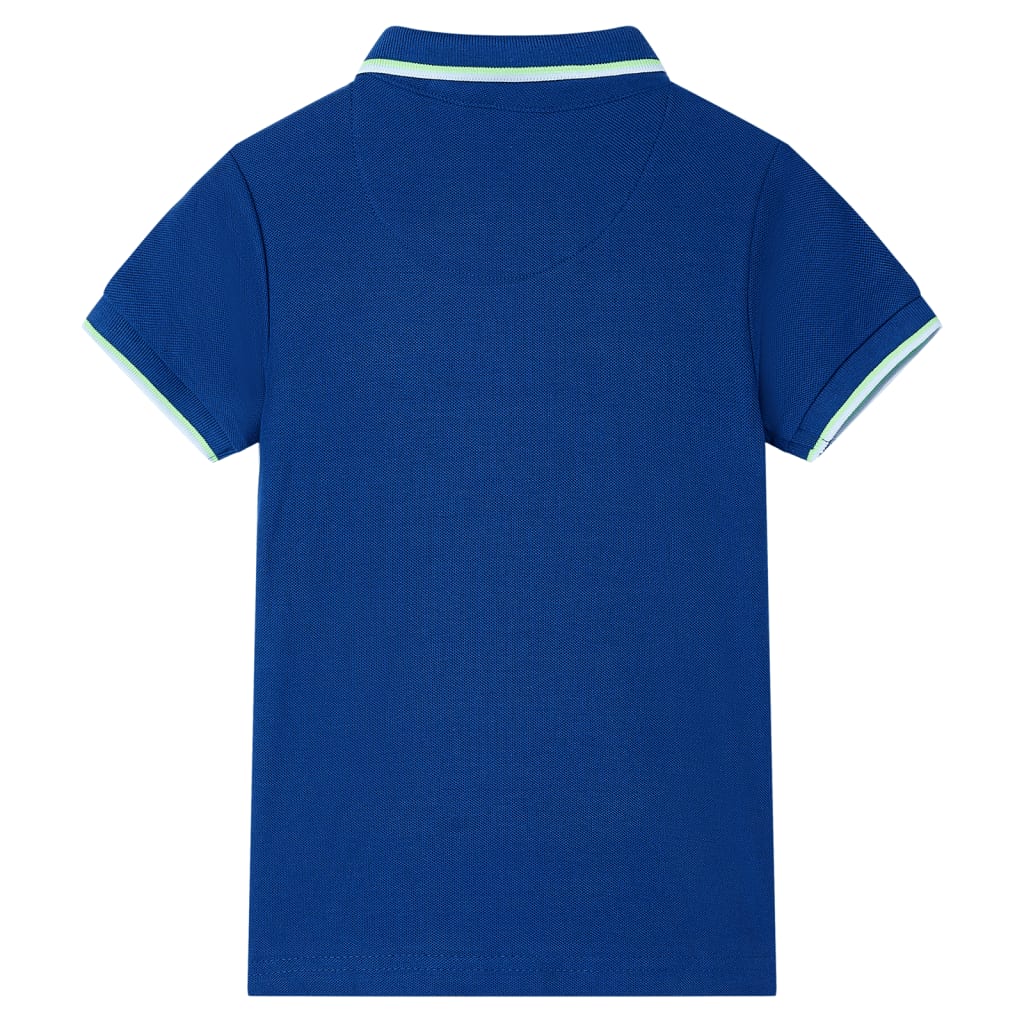 Vidaxl kinderpoloshirt 140 donkerblauw