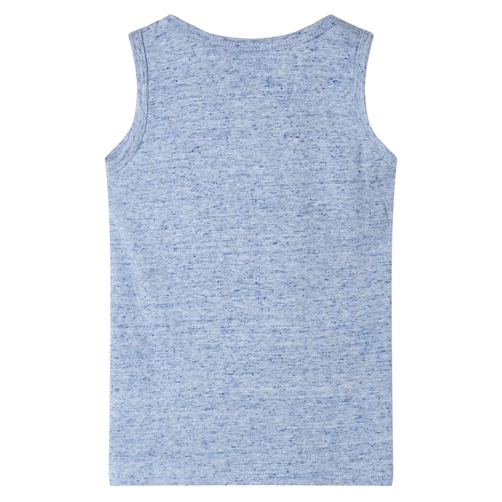 Vidaxl kindertopje 104 gemêleerd blauw