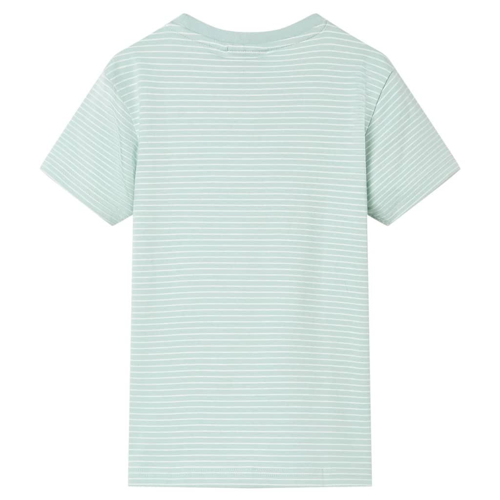 Vidaxl kindershirt met strepen 116 lichtmint