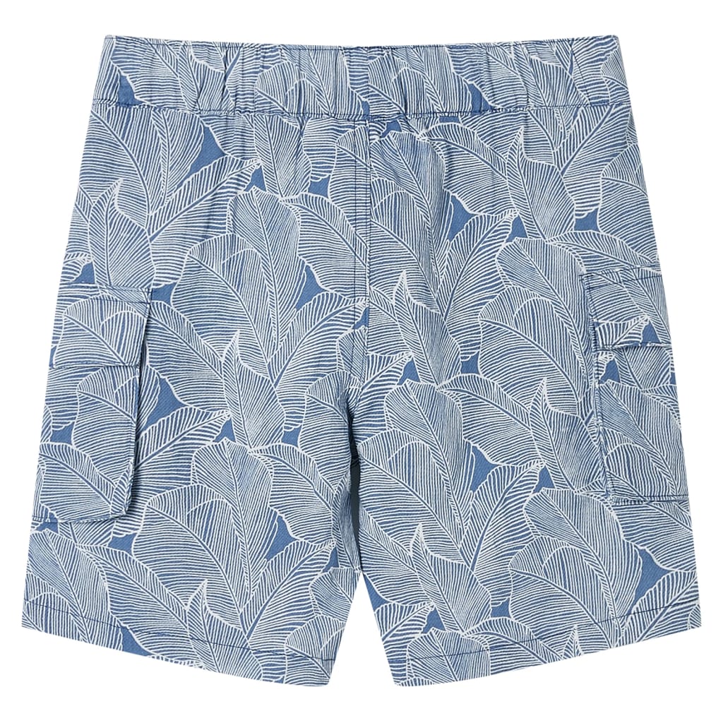 Vidaxl kindershorts met trekkoord 104 donkerblauw