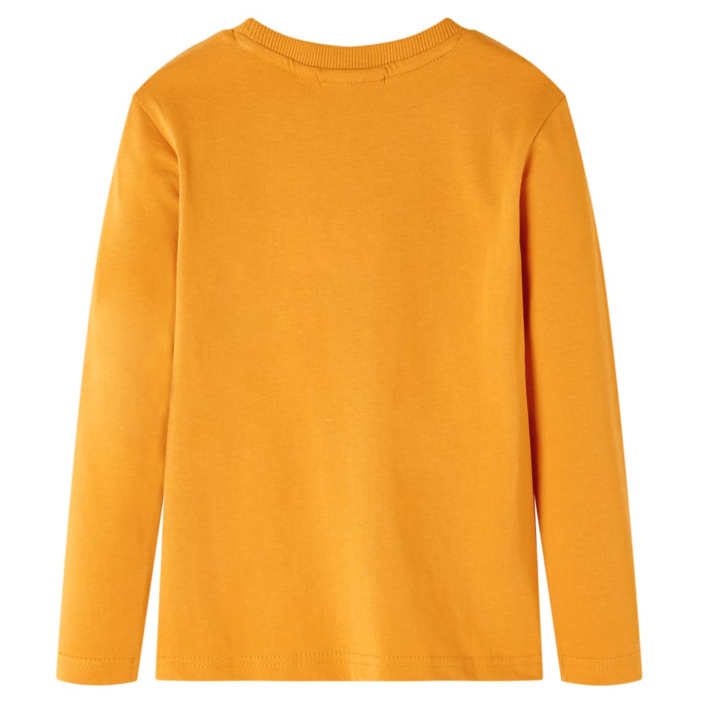Vidaxl kindershirt met lange mouwen 104 okerkleurig