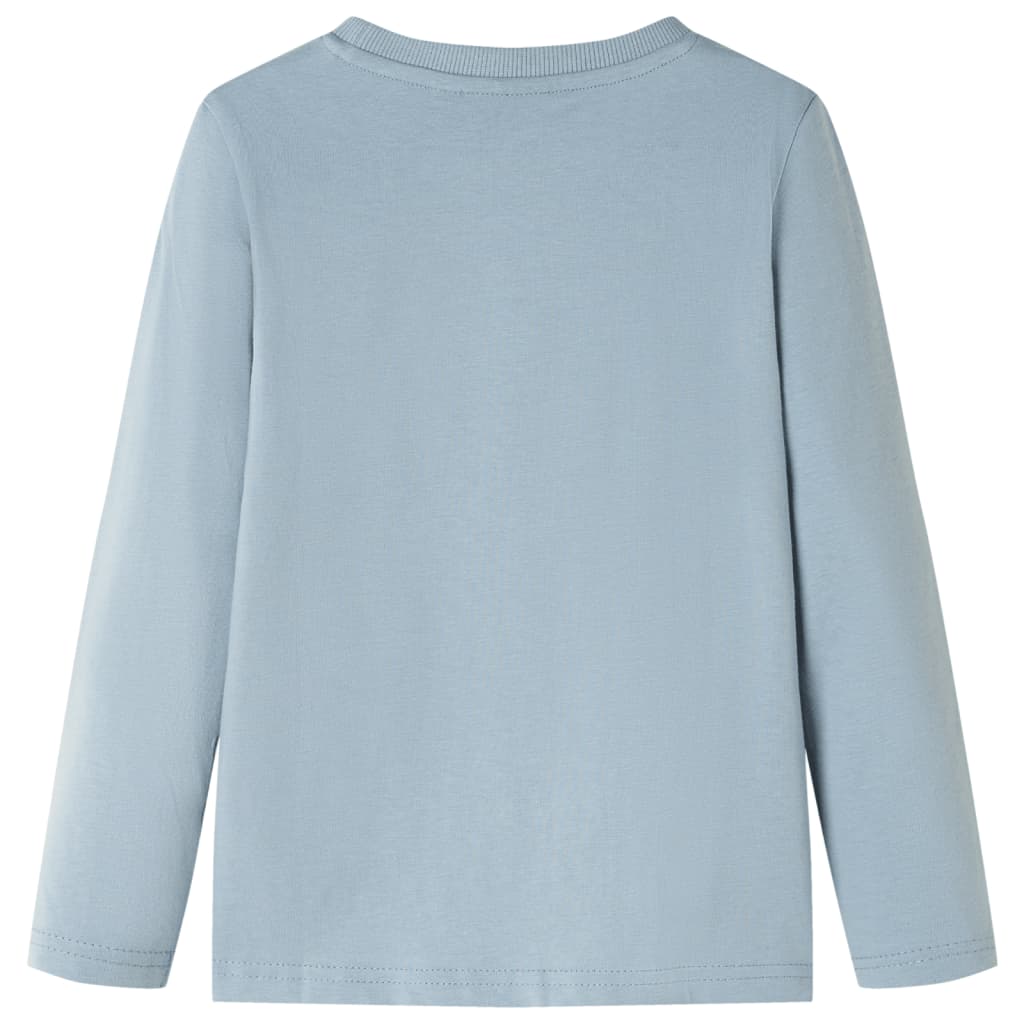Vidaxl kindershirt met lange mouwen 104 lichtblauw