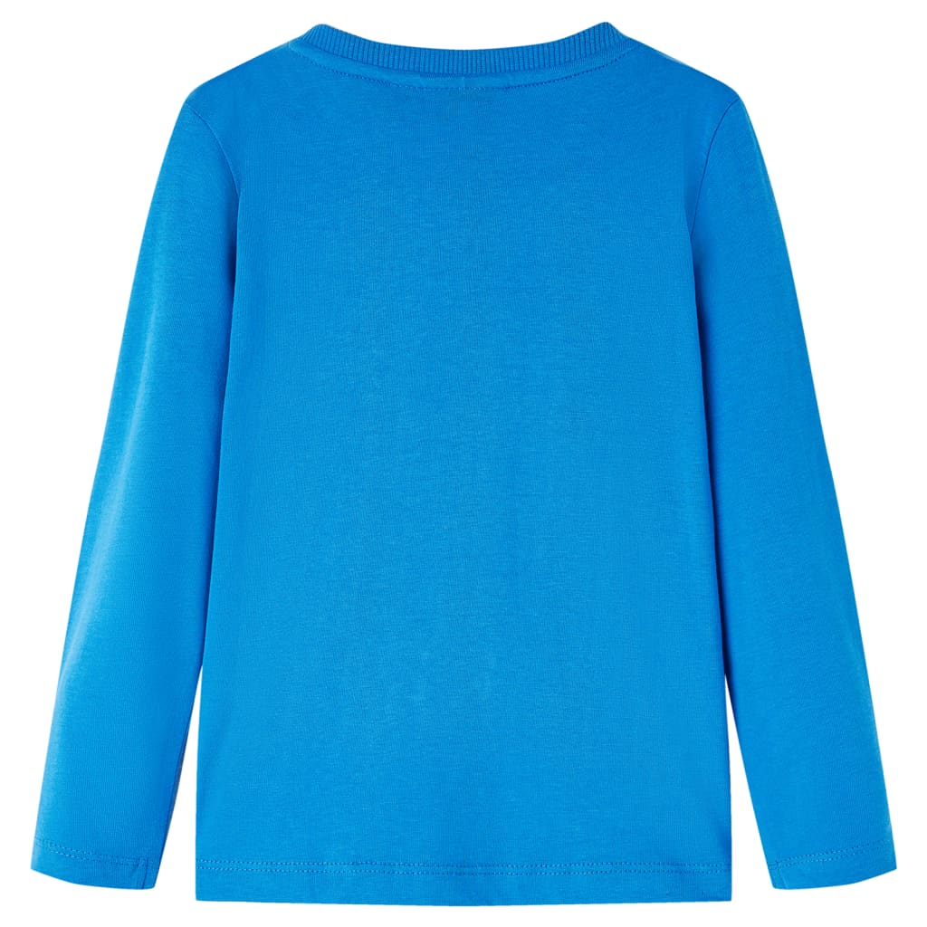 Vidaxl kindershirt met lange mouwen 140 kobaltblauw
