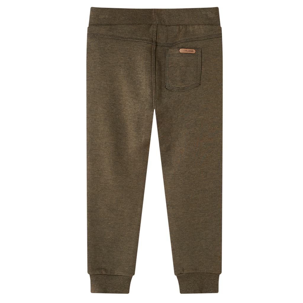 Vidaxl kinderjoggingbroek 116 gemêleerd kakikleurig
