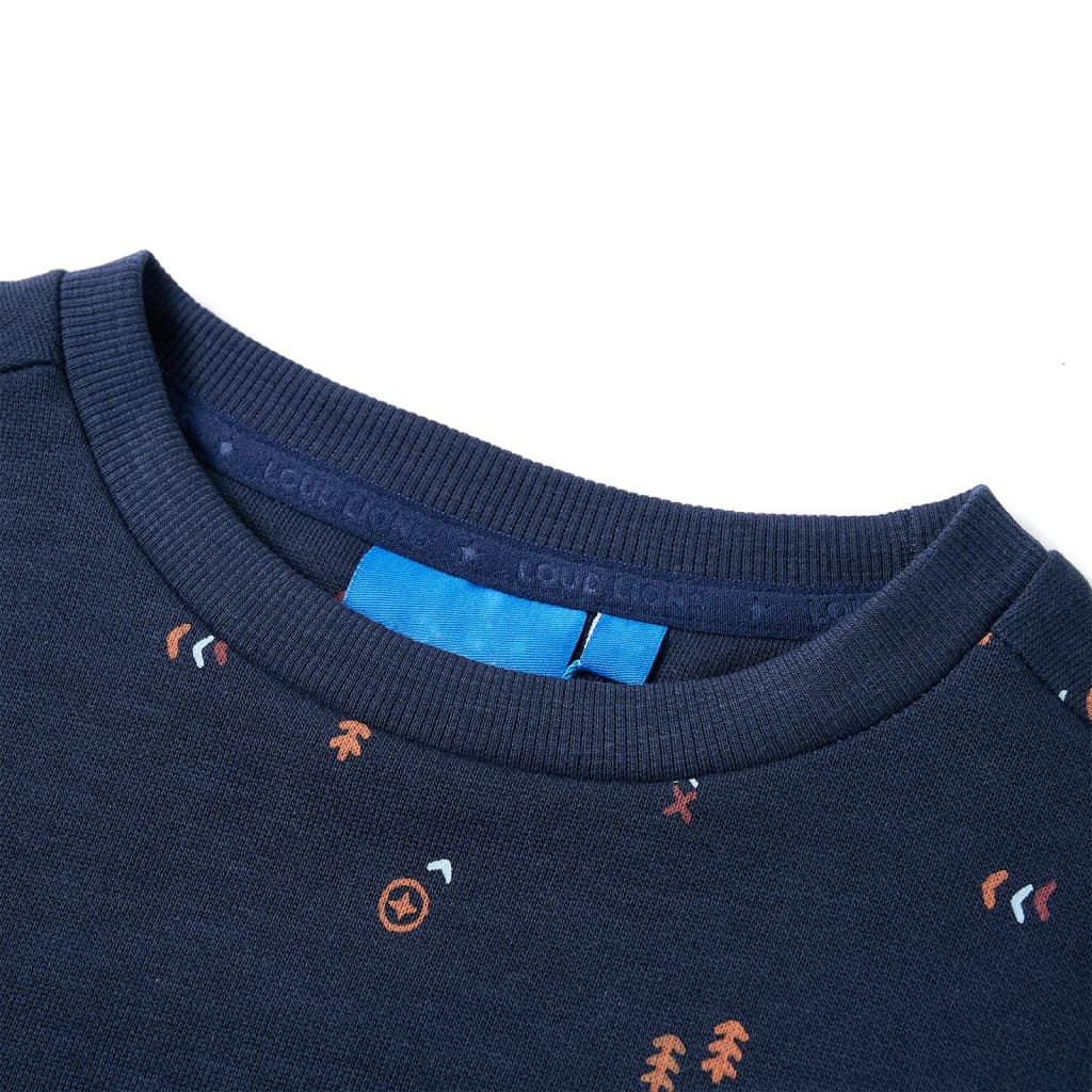Vidaxl kindertrui 140 gemêleerd marineblauw