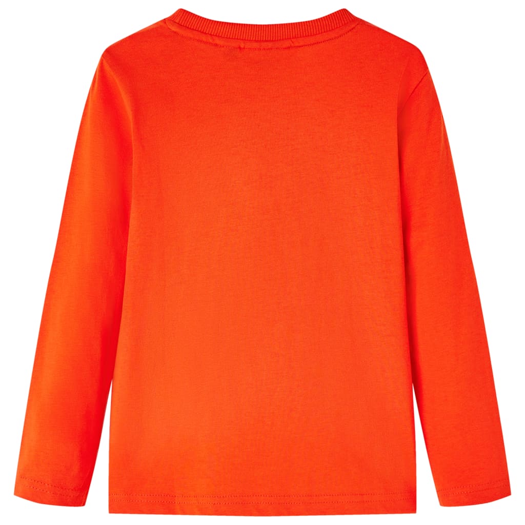 Vidaxl kindershirt met lange mouwen 104 felroranje