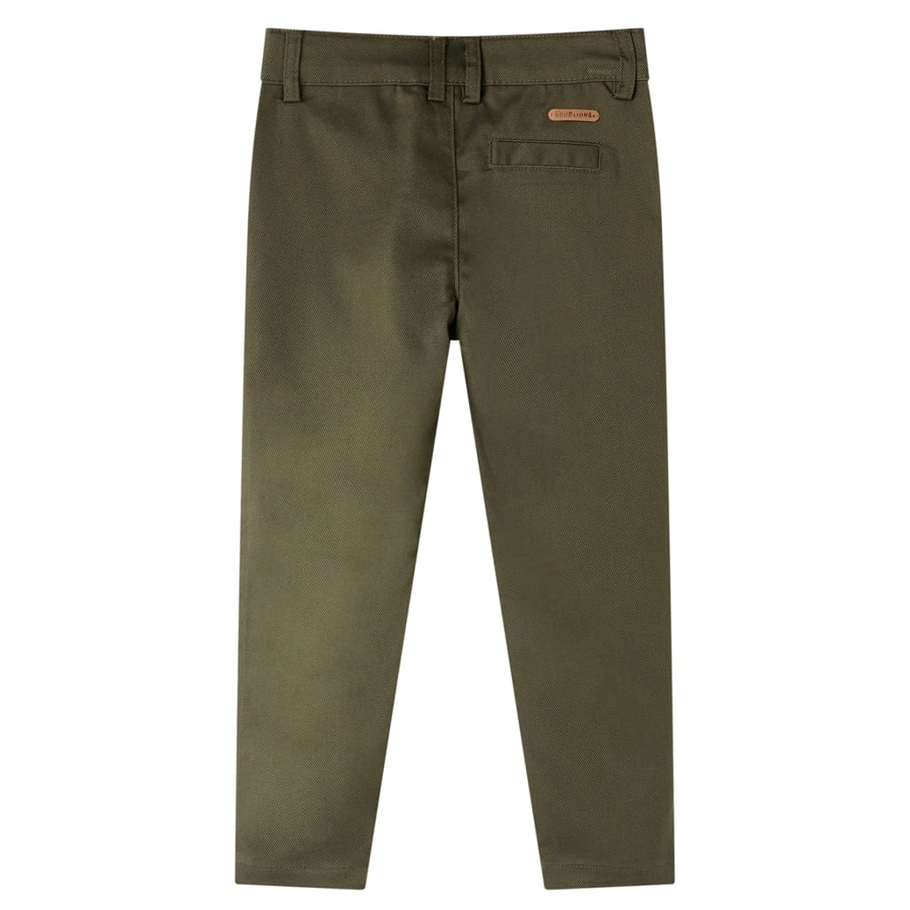 Vidaxl kinderbroek 104 kakikleurig