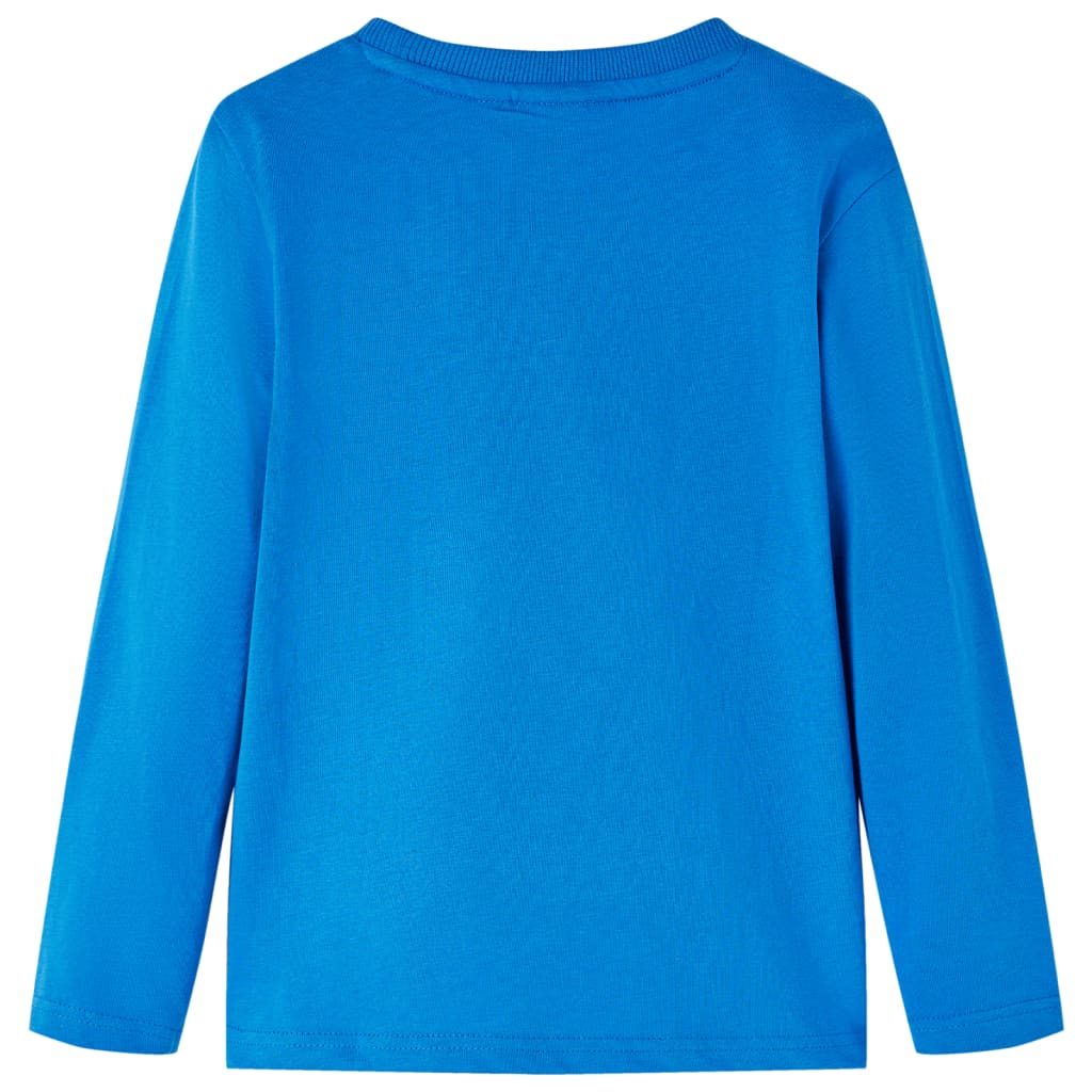Vidaxl kindershirt met lange mouwen 116 kobaltblauw