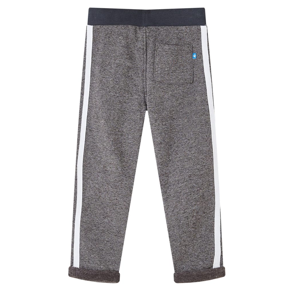 Vidaxl kinderjoggingbroek 116 gemêleerd donkergrijs