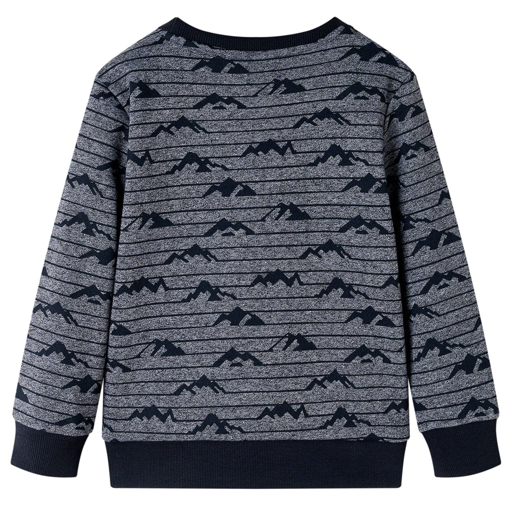 Vidaxl kindertrui 92 gemêleerd marineblauw