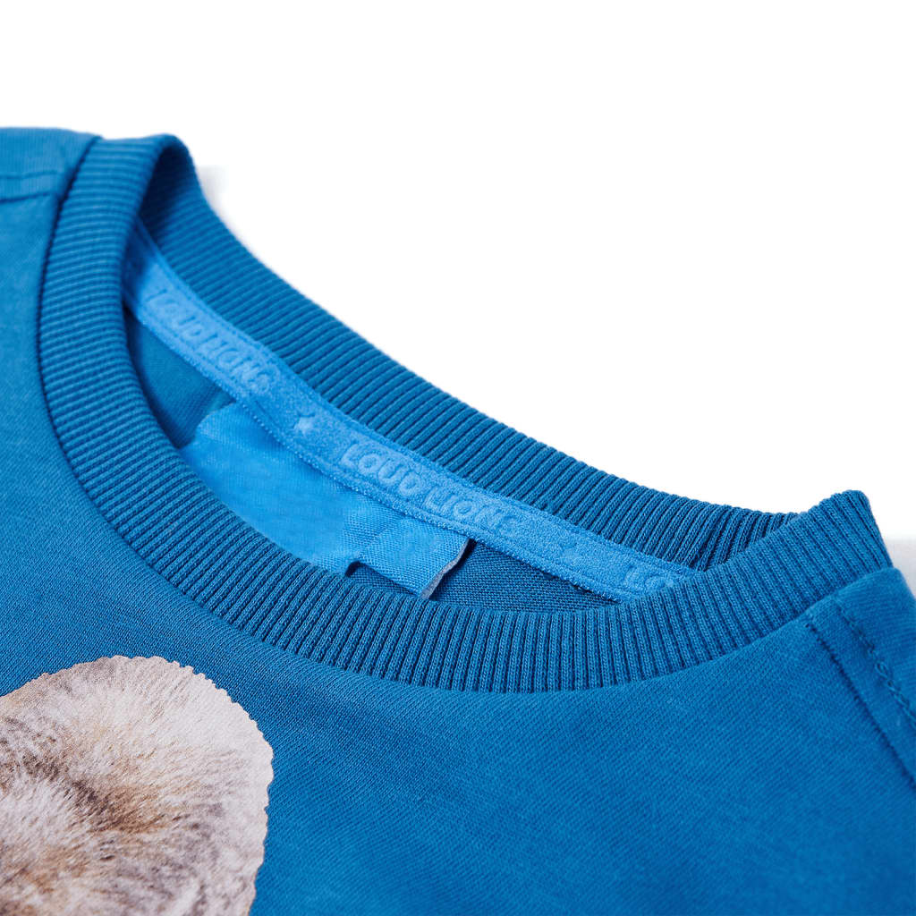 Vidaxl kindershirt met lange mouwen 116 petrol